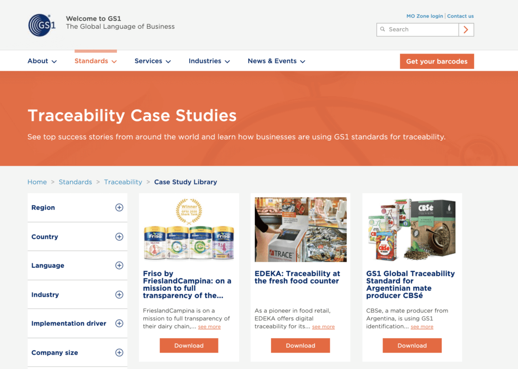 Kezzler GS1 case study