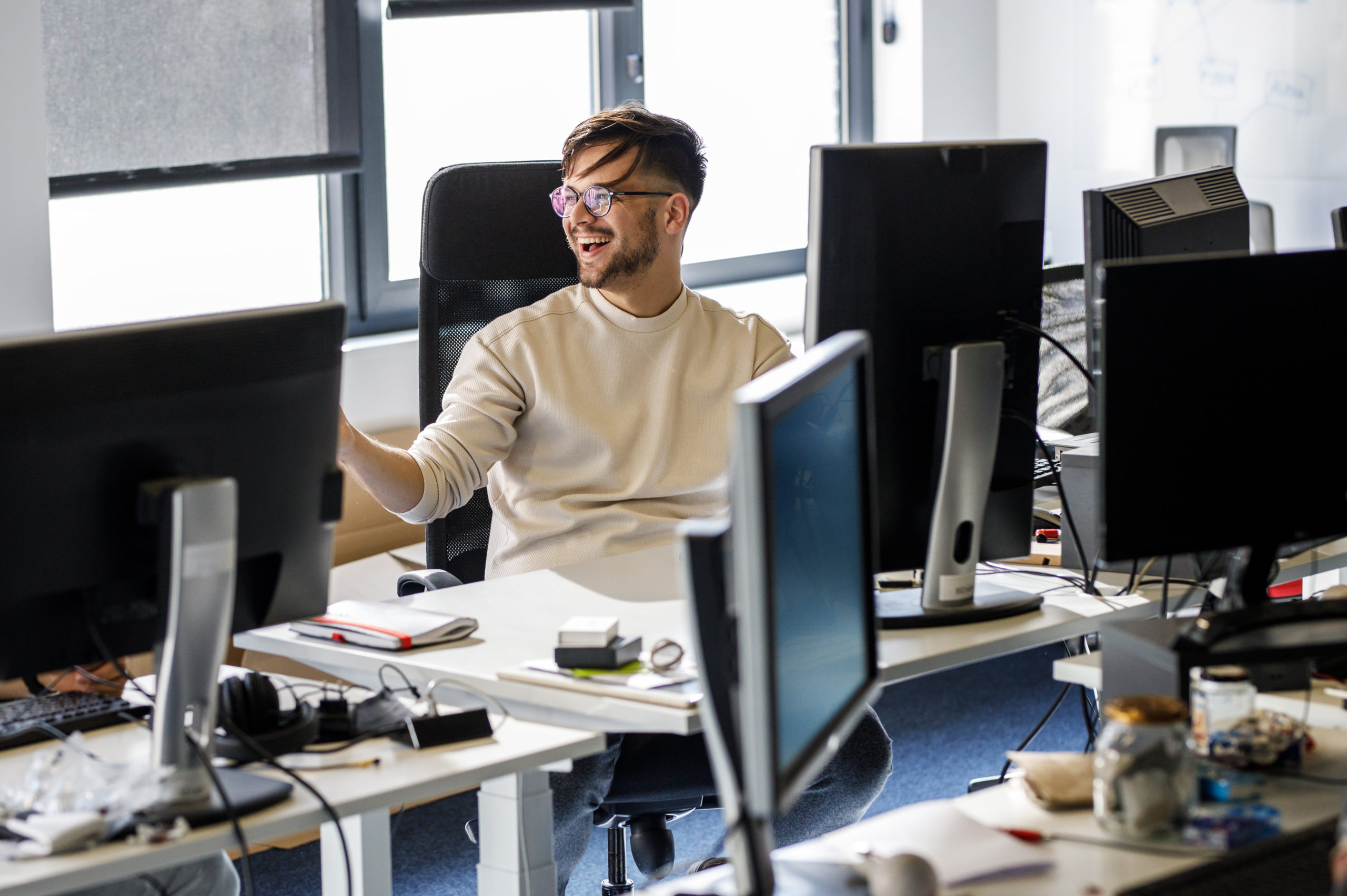 Developer at work