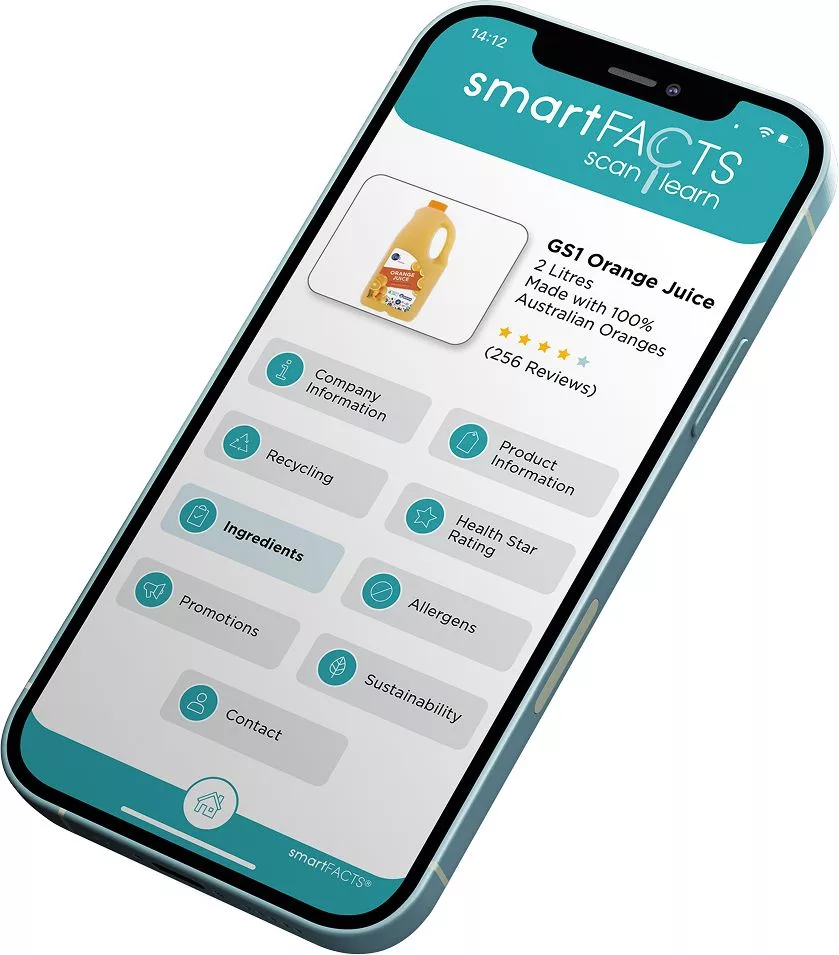 Screen with information, SmartFacts®