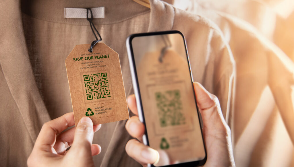 scanning sustainability label